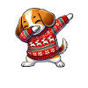 Noël Beagle Noël laid