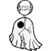 Happy Halloween balloon sprite