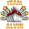 Alvin as bowling