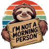 Kein Morgenmensch Faultier