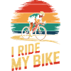 Sunset Cycling Enthusiast Tee