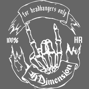 Patch Hand H Dimension weiß