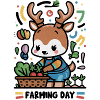 Farming Day Deer