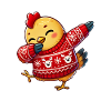 Christmas Chicken Farmer Chicken Ugly