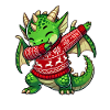 Christmas Dragon Dragon Ugly Christmas