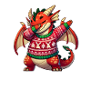 Christmas Dragon Dragon Ugly Christmas
