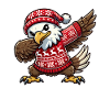 Christmas Eagle Eagle Ugly Christmas