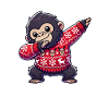 Noël Gorille Moche Noël