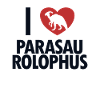 I love Parasaurolophus Dinosaur Lover