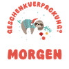 Santa Claus Christmas Party Sloth