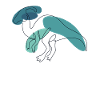 Lineart Parasaurolophini Hadrosauridae Lover