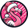 Flamingo Weihnachten Christmas