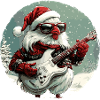 Christmas Rocker Guitar