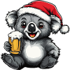 Koala Beer Xmas Christmas