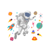 Astronaut & Weltall Design