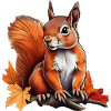 Eichhörnchen Herbst