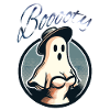 Funny Halloween Booty Ghost Motif