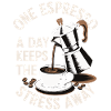 Espresso Geschenkidee lustige Sprüche