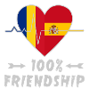 Romania and Spain 100% friendship