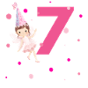 7th Birthday Pink Fairy