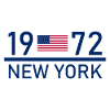 Nowy Jork - 1972 - Flaga USA NYC - Nowy Jork - Ameryka