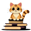 Bücherkatze