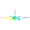 Commercial Aircraft Rainbow Aircraft