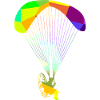 Motorized Paraglider Paraglider Rainbow