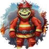 Monster Firefighter / Firefighter Monster