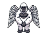 Cute Shy Bigfoot Angel Wings