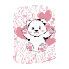 Panda Disant Fille