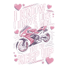 Rennmotorrad lustiger Spruch Frauen