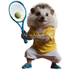 Sportlicher Igel