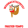 Weihnachtsmann Weihnachtsfest Faultier