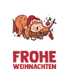 Weihnachtsmann Weihnachtsfest Faultier