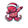 Weihnachten Pieuvre Moche Noël
