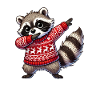 Noël raton laveur Noël laid