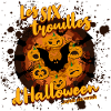 LES CITROUILLES D'HALLOWEEN CHAUVE-SOURIS