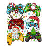 Christmas Gaming Controller Motifs