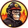 Pompiers Chimpanzé