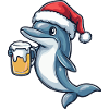 Dolphin Beer Xmas Christmas