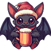 Bat Beer Xmas Christmas