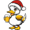 Duck Beer Xmas Christmas