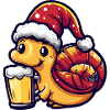Snail Beer Xmas Christmas