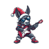 Donkey Christmas Guitar