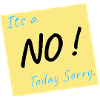 its a no today