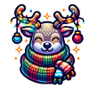 Christmas Fairy Lights Reindeer