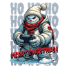 Evil Snowman Playing Christmas