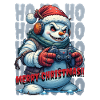 Evil Snowman Playing Christmas