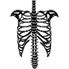 Halloween, ribcage, skeleton